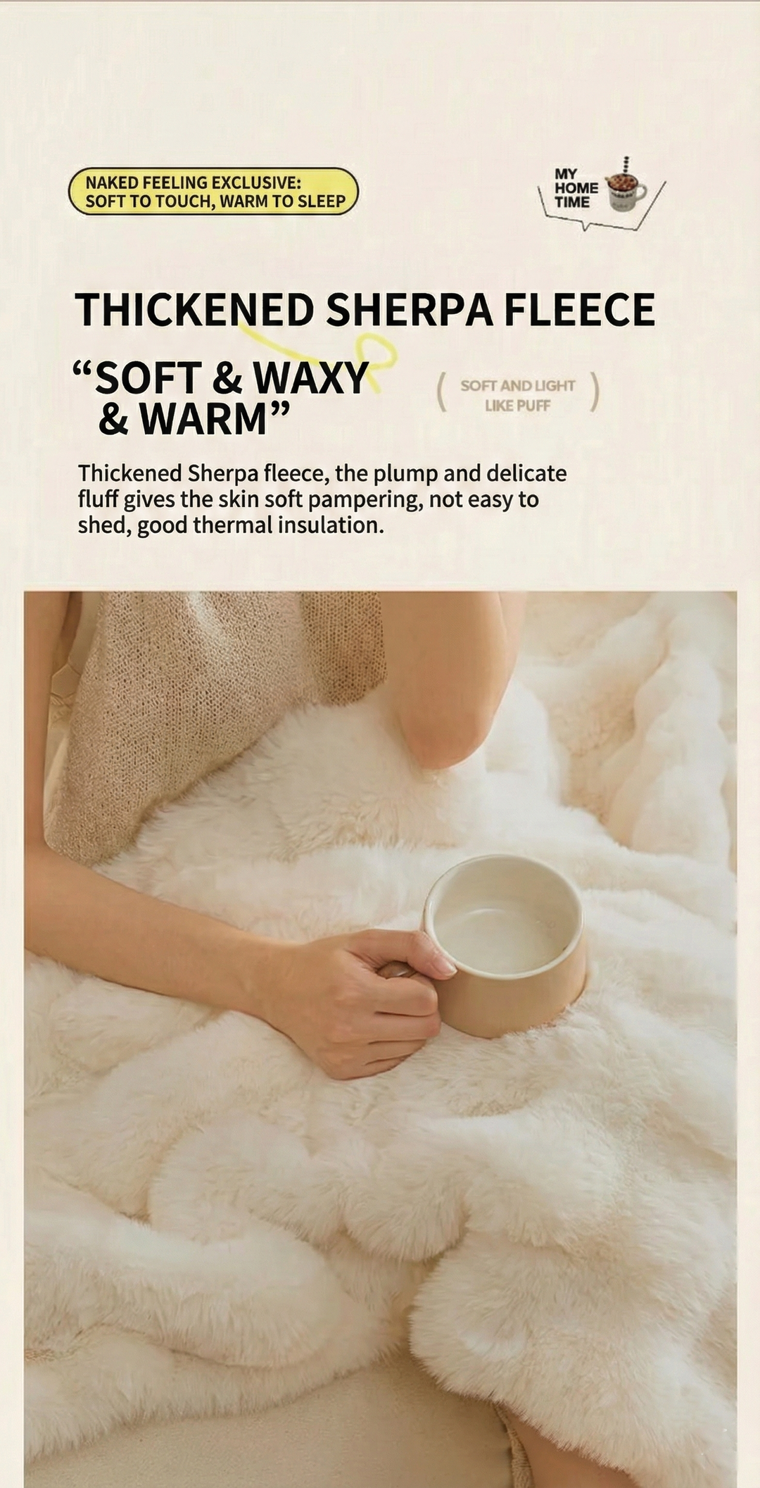 Ultra Soft Luxury Faux Rabbit Fur Blanket – Thick Winter Warm Throw for Bed & Couch | Trufairs