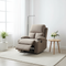 32" Blue Linen Recliner