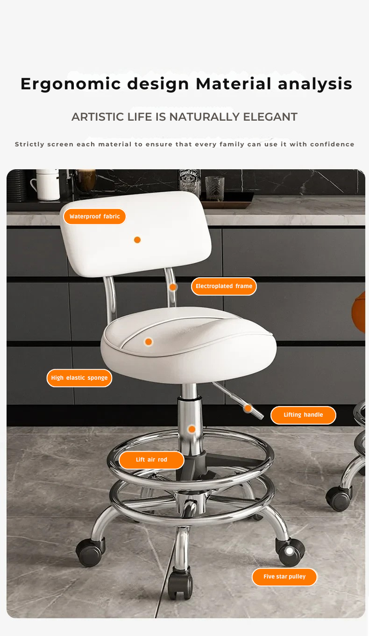 AOLIVIYA Kitchen Cooking Stool Lifting Chair Front desk checkout page Bar Chair Kitchen Barber Chair