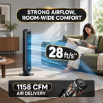 Tower Fan With Remote – 90° Oscillation, 36″ & 42″ - 3