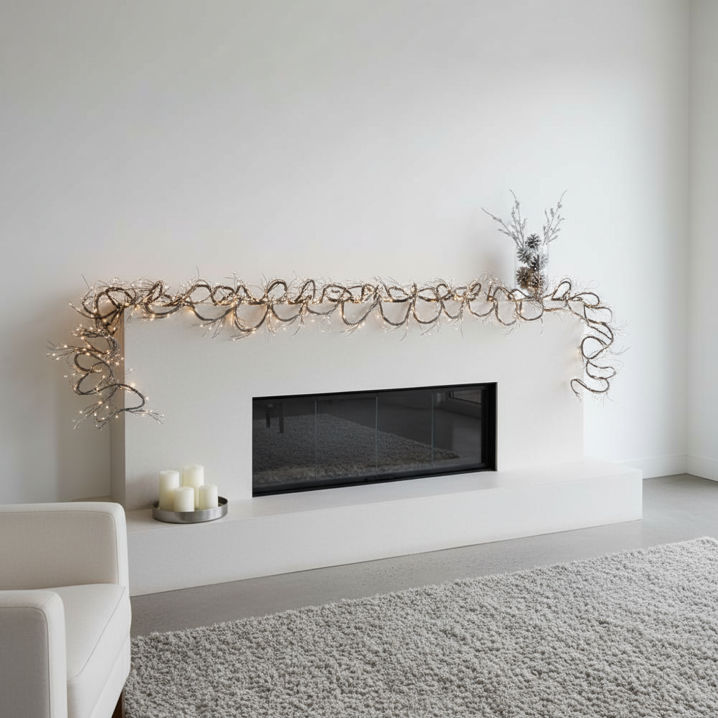 18FT PAPER Garland WITH LED LIGHTS