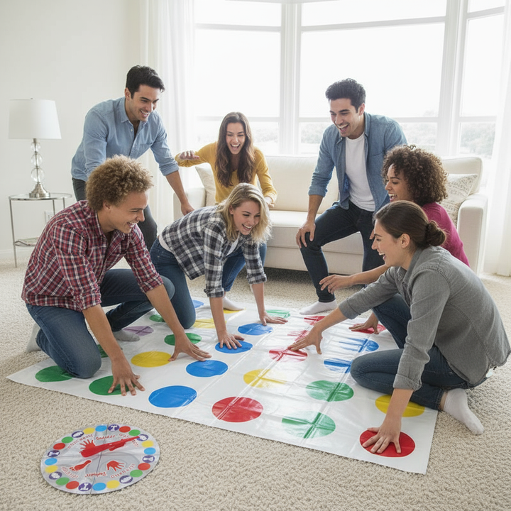Twister Fun Game Outdoor Board Toy Family Friend Party Toys Twisting the Body for Children Adult Sports Interactive Group Toy