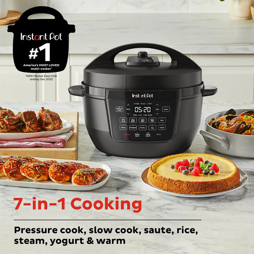 7.5 Qt Large Pressure Cooker with 7-in-1 Multicooker Settings