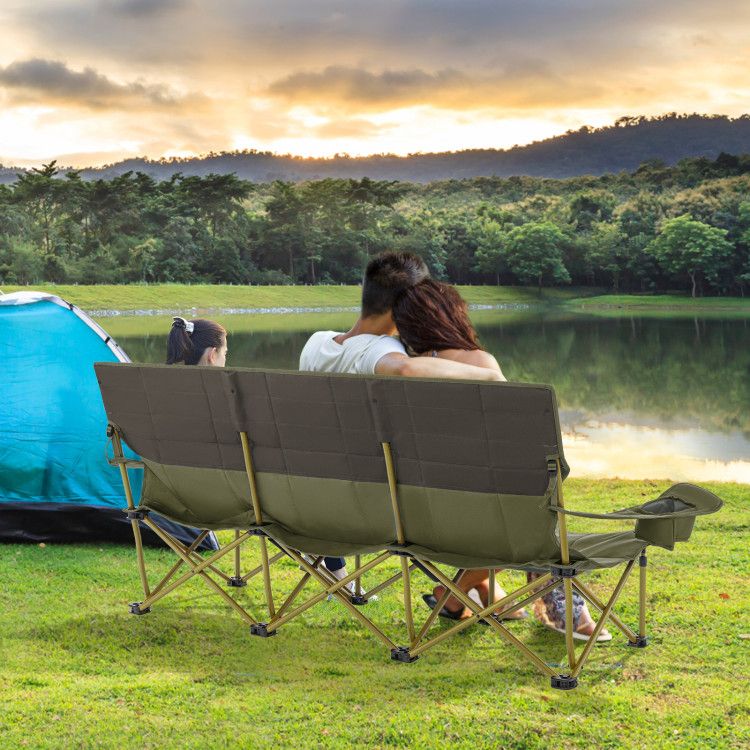 3 Person Folding Camping Chair