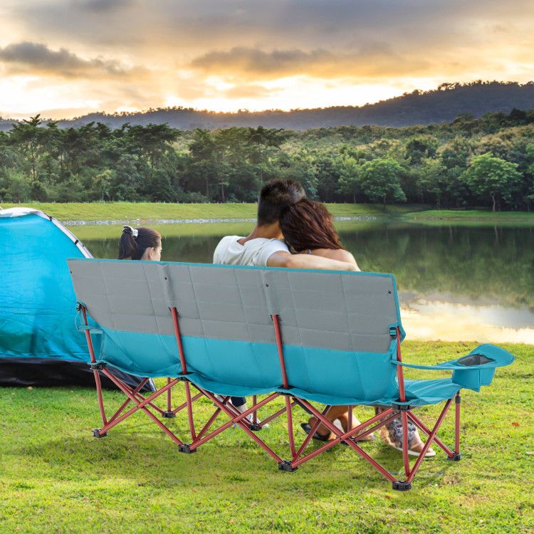 3 Person Folding Camping Chair