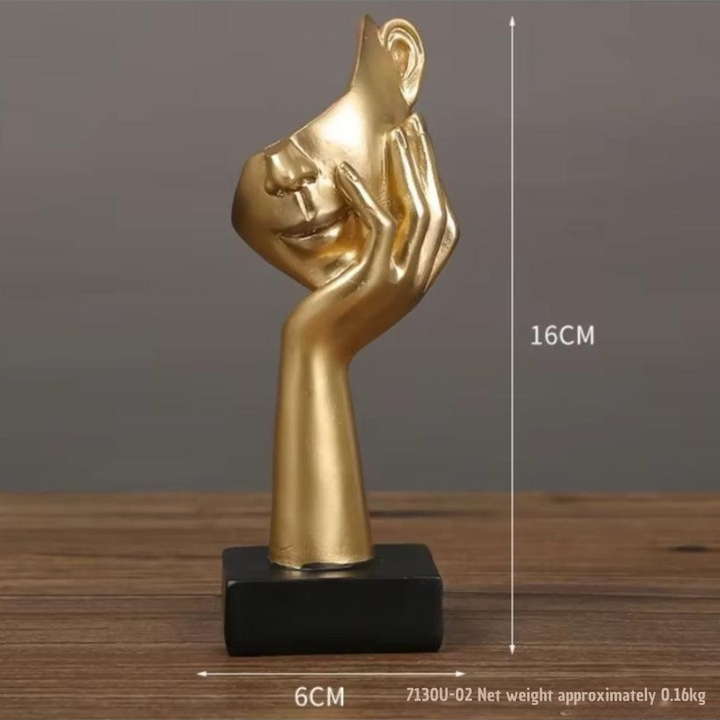 Resin Abstract  Decor Statue Table Decoration for  Room Bedroom Office Nordic Abstract  face  sculpture