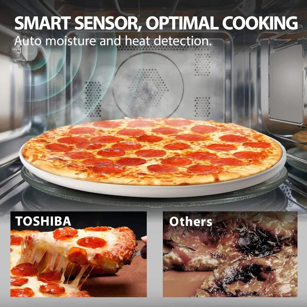 4-in-1 ML-EC42P(SS) Countertop Microwave Oven, Smart Sensor, Convection, Air Fryer Combo, Mute Function, Position Memory