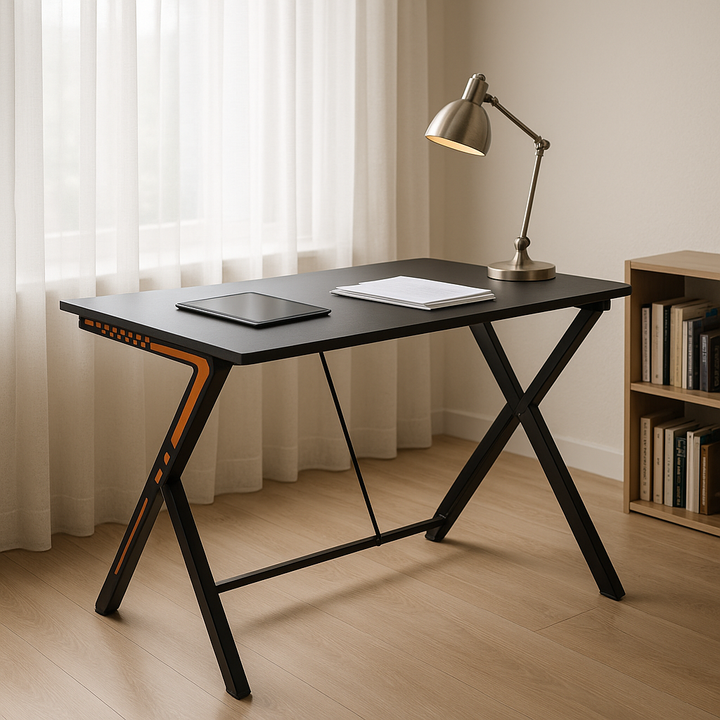 CompactEase Modern Ergonomic Desk for Small Spaces