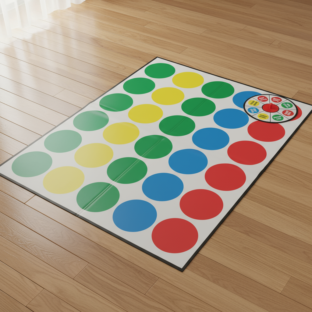 Parent Child Interactive Game Body Balance Blanket Classic Twister Party Children's Body Twisting Music Educational Sports Toys