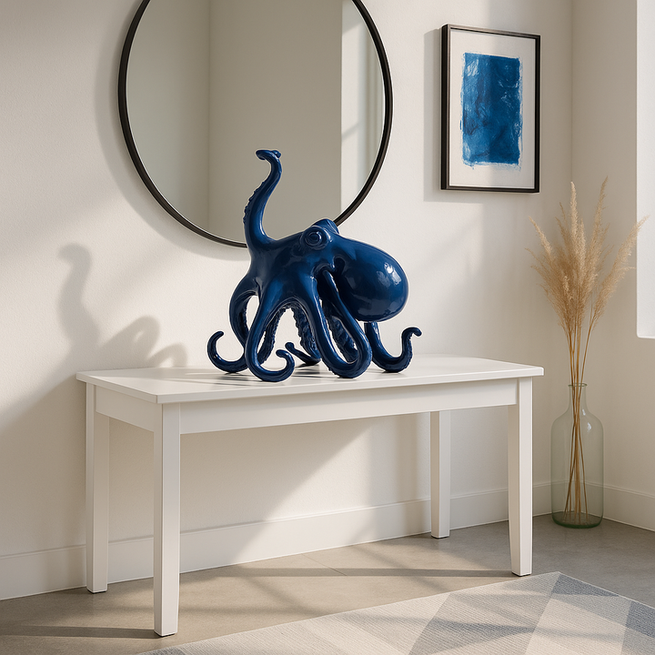 Exclusive Sugvar the Octopus Blue Resin Sculpture - Premium 18" Marine Art Collection
