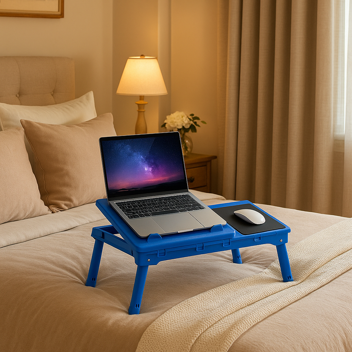 Premium Adjustable Multi-Function Laptop Workstation with Integrated Cooling System
