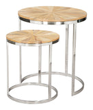 Bari Nesting Table Set Natural