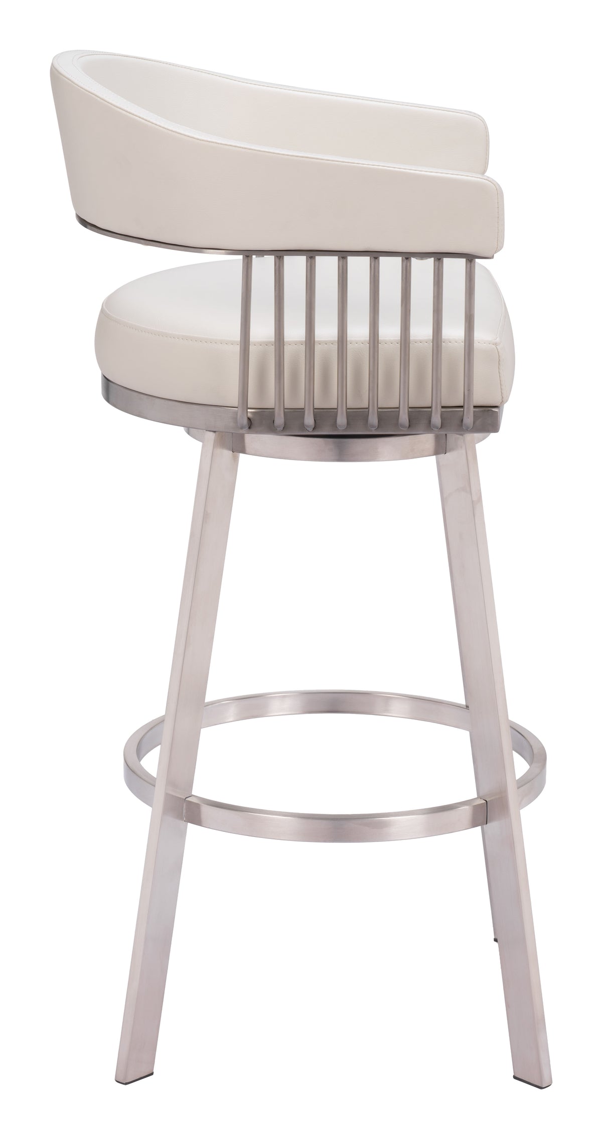 Bantry Swivel Barstool White