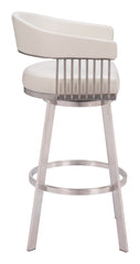 Bantry Swivel Barstool White