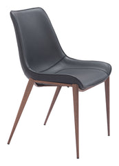 Magnus Dining Chair Black & Walnut