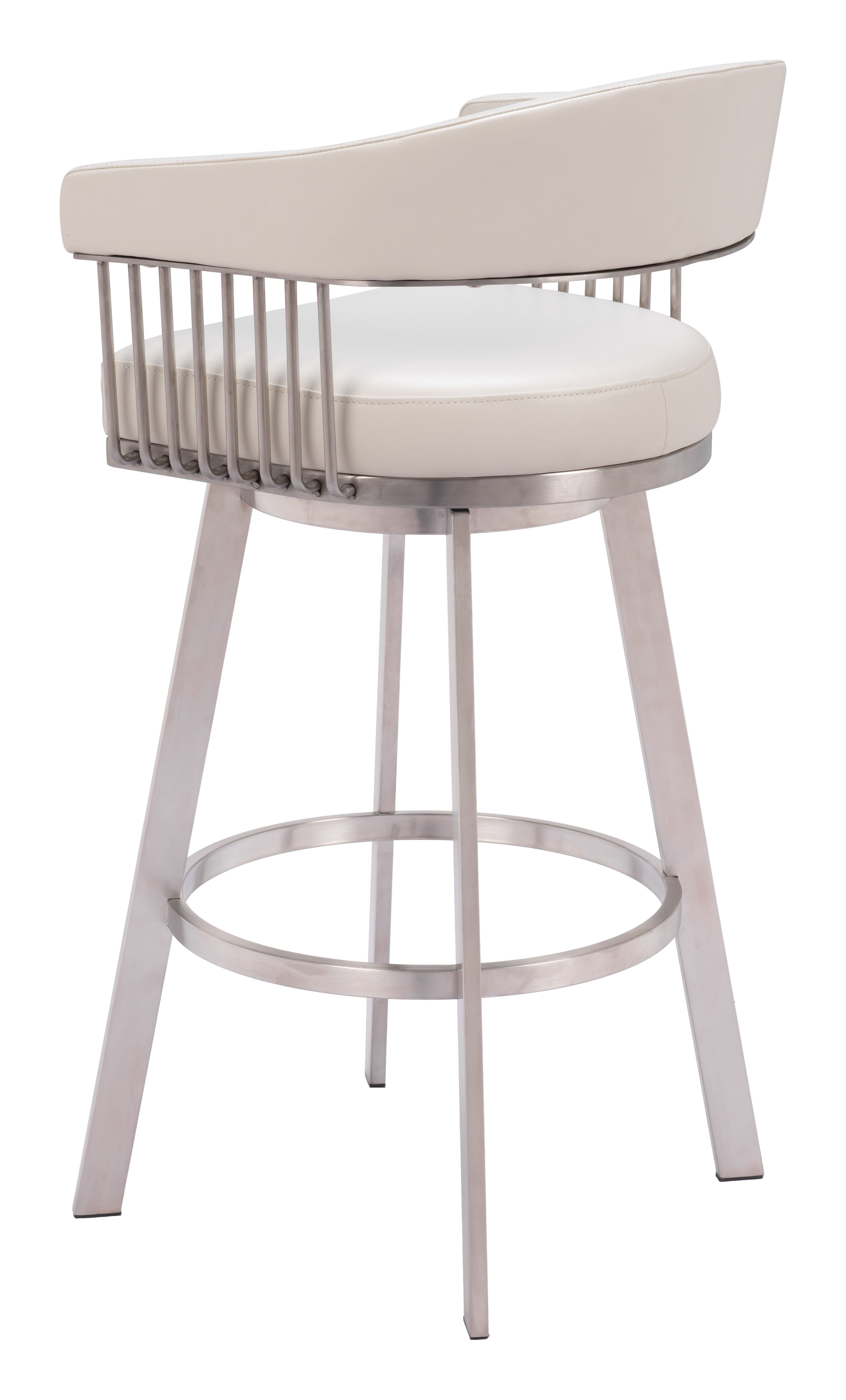 Bantry Swivel Barstool White