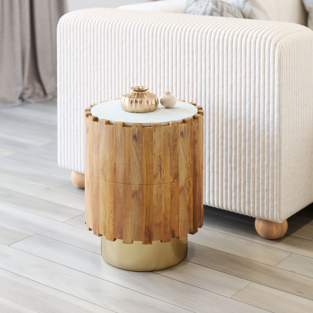 Bombay Side Table Natural