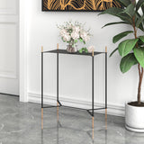 Austin Side Table Black & Gold