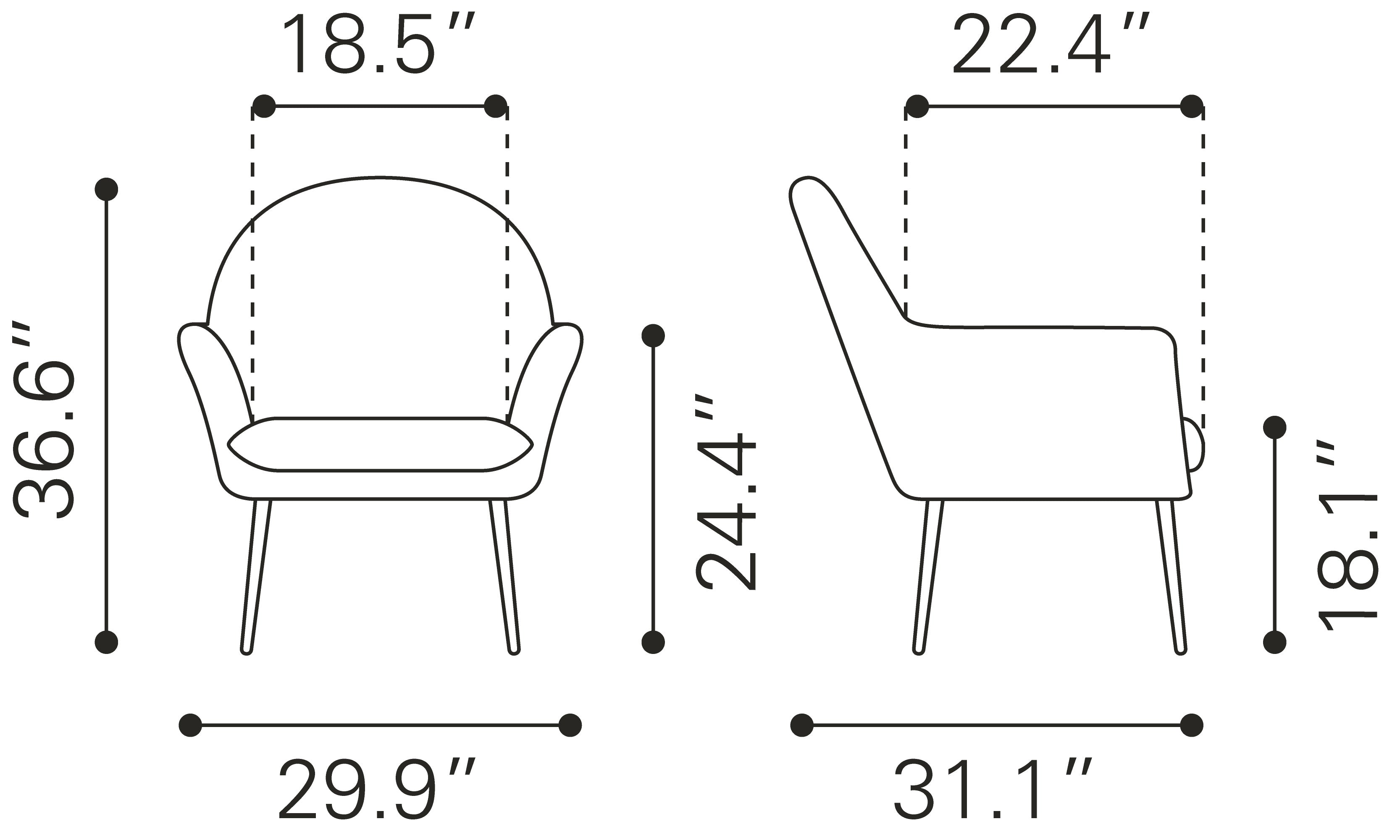 Alexandria Accent Chair Yellow