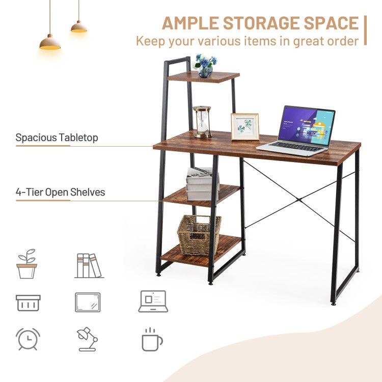 4-Tier Computer Workstation