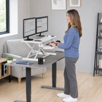 Standing Desk Converter – Adjustable Sit-to-Stand Desk Riser - 4.