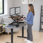 Standing Desk Converter – Adjustable Sit-to-Stand Desk Riser - 4.
