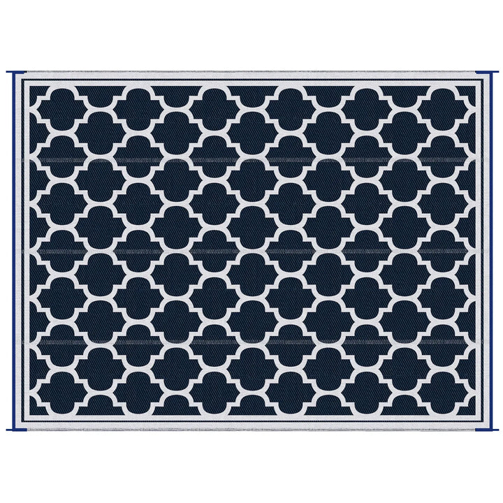Exclusive Outsunny Reversible Outdoor Rug Carpet - Premium 9' x 18' Waterproof Camping Collection