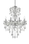 Candle Style Empire Transparent Glass Led Ceiling Light