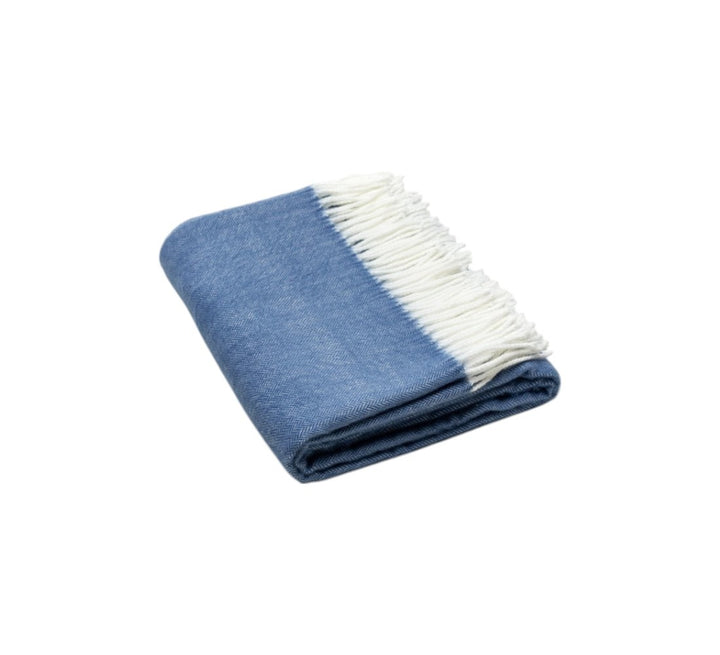DenimWoven Herringbone Plush Throw Blanket – Soft Modern Comfort | Designer Accent | Trufairs