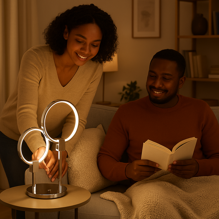 Hong Kong Elite Touch Dimmer LED Table Lamp in Premium Chrome