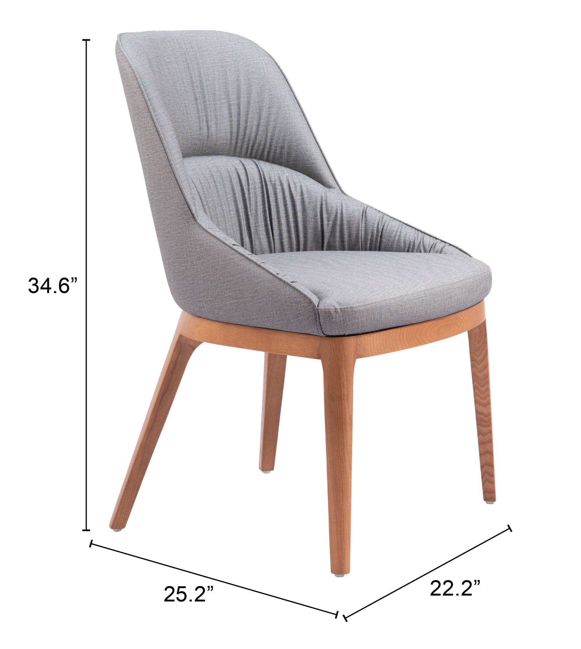 Ayr Dining Chair Slate Gray