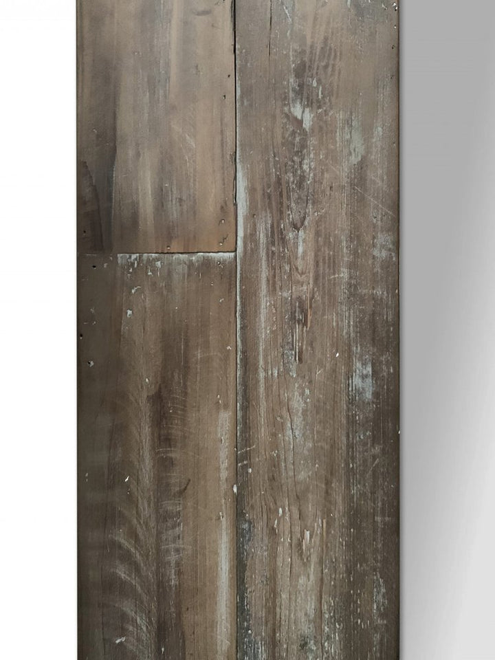 75" Brown Wood Framed Leaning Accent Mirror