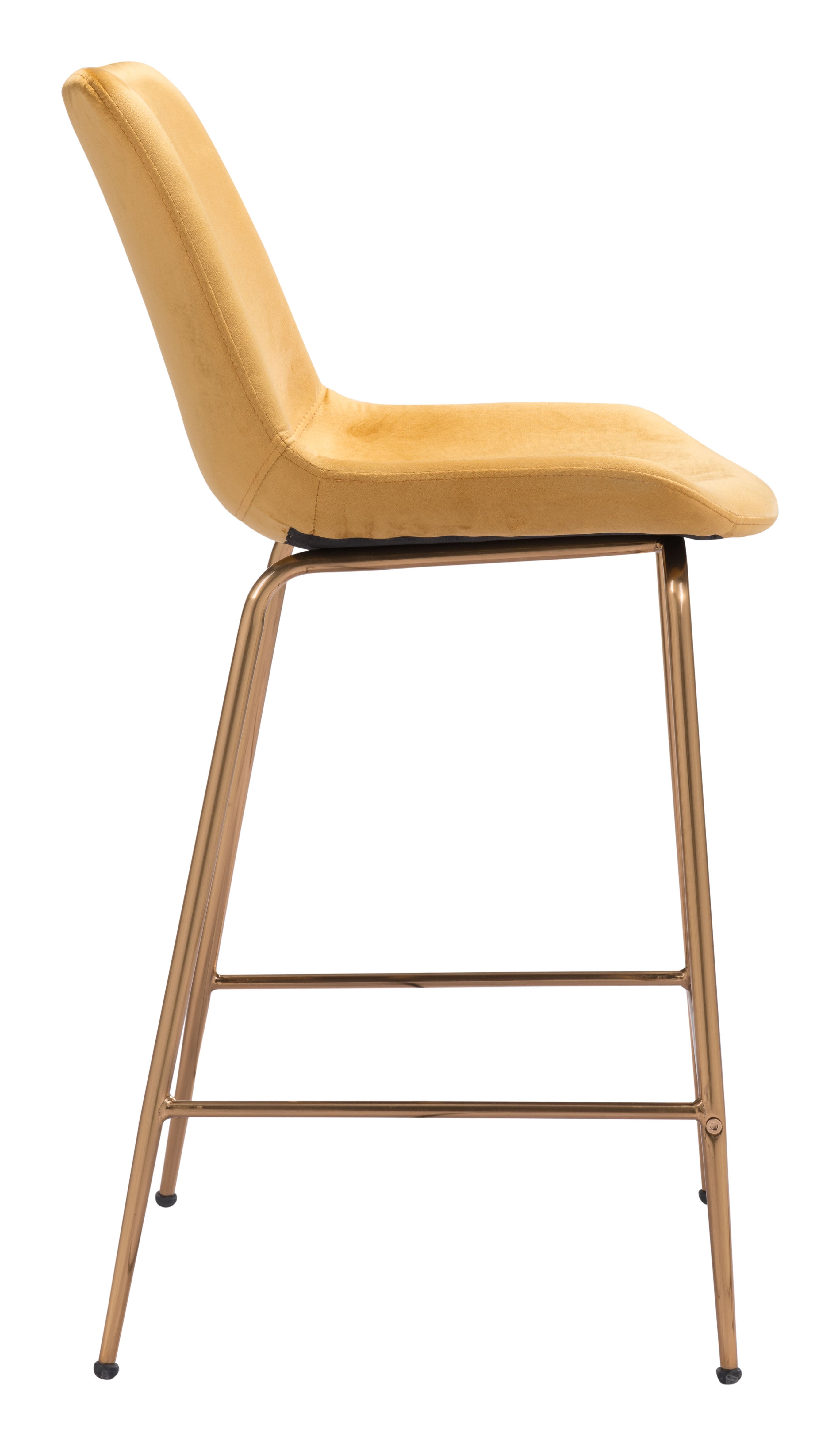 Tony Counter Stool Yellow & Gold