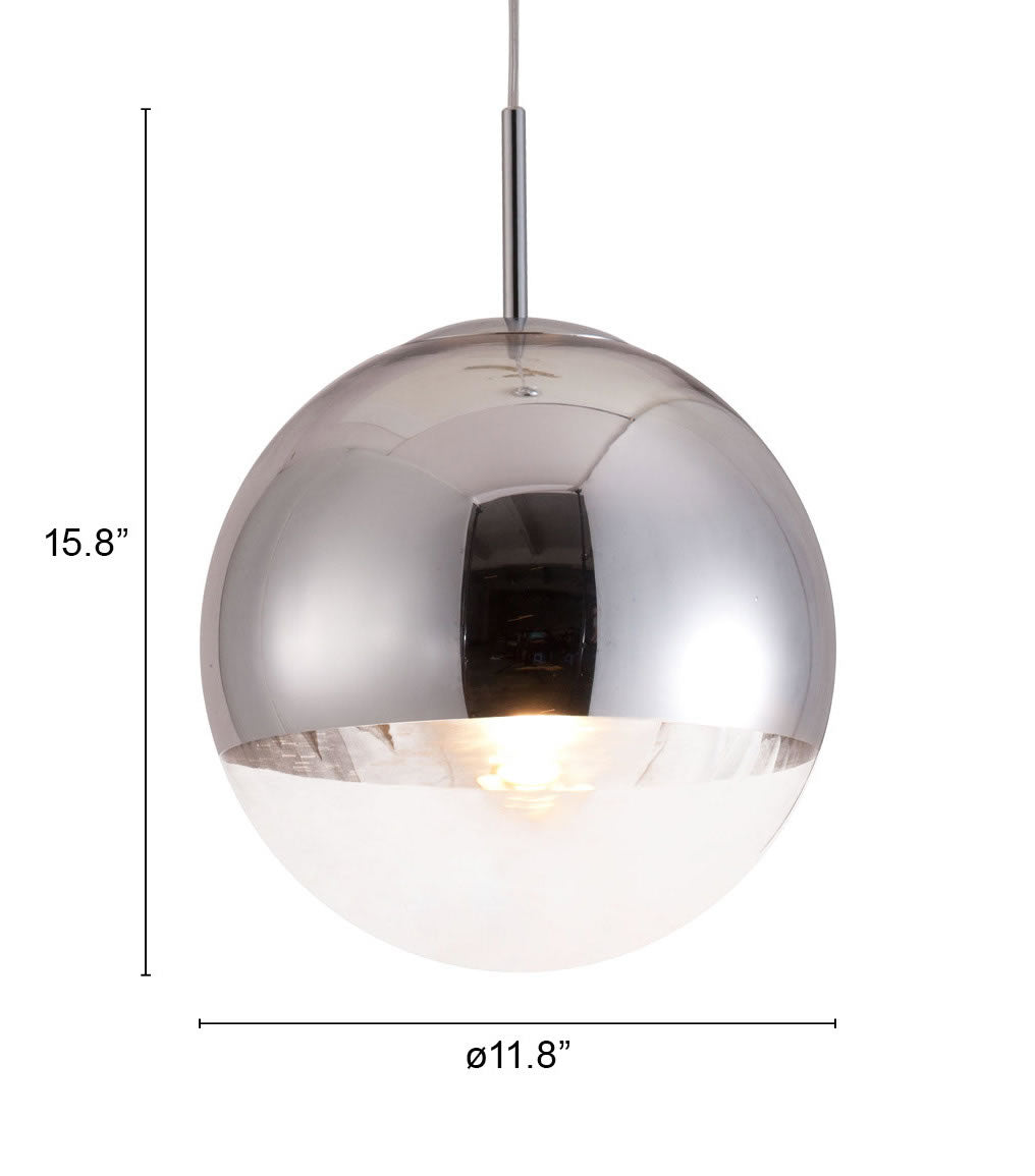 Kinetic Ceiling Lamp Chrome