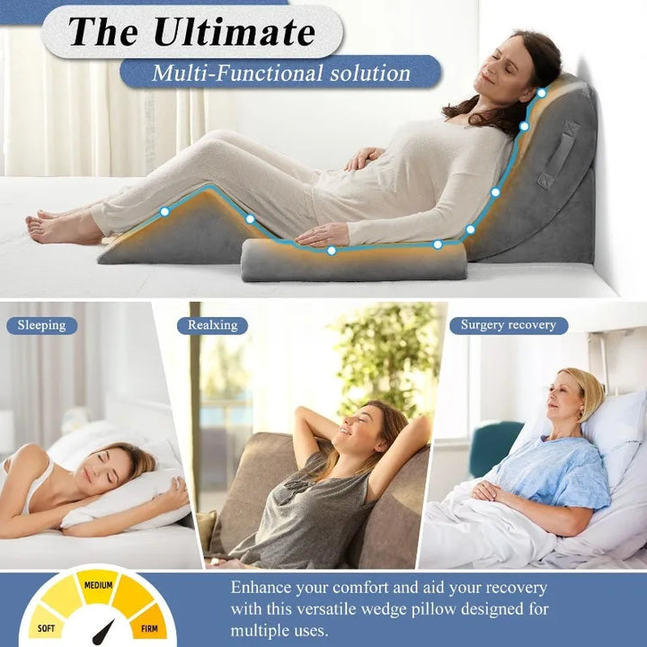 4PCS Orthopedic Bed Wedge Pillow