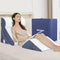 4Pcs Orthopedic Bed Wedge Pillow Set for Post Surgery, Gel-Infused Memory Foam Layer Wedge Pillow for Sleep Apnea