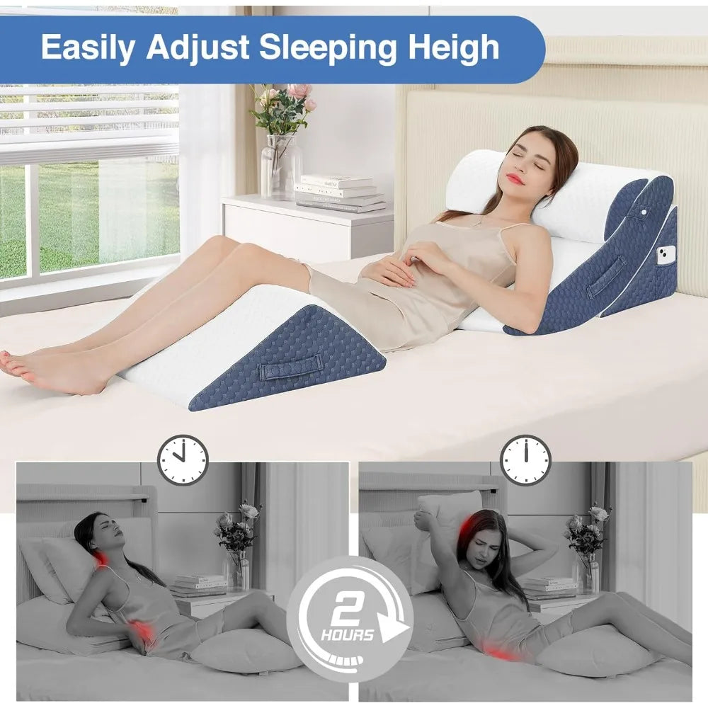 4Pcs Orthopedic Bed Wedge