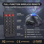 GALAXY PROJECTOR – WHITE NOISE, BLUETOOTH SPEAKER & REMOTE - 4 - Copy