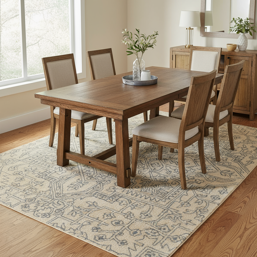 10' X 14' White and Gray Wool Oriental Hand Tufted Area Rug