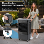 3-in-1 Evaporative Air Cooler Tower Fan with Remote Control - 4