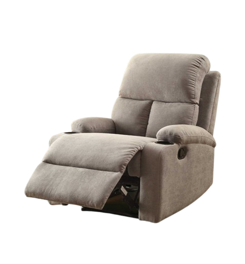 32" Blue Linen Recliner