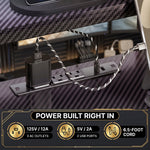 L-SHAPED GAMING DESK – LED LIGHTS & POWER OUTLETS - 4