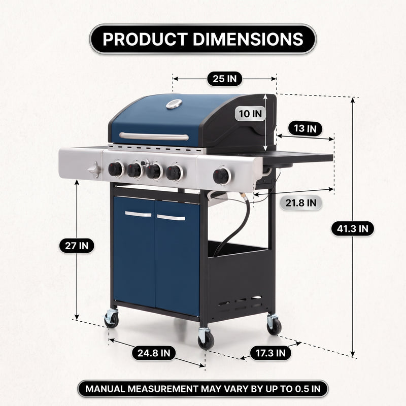 Grate for Outdoor Backyard BBQ Cooking - 4(1)