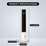 3-in-1 Evaporative Air Cooler Tower Fan with Remote Control - 4