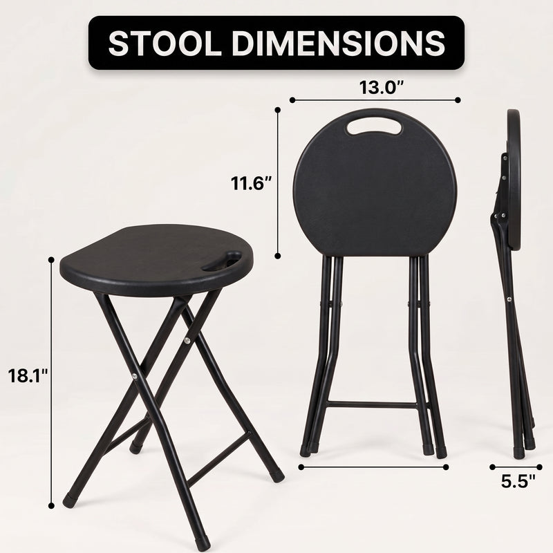 Foldable Table & Step Stool – Heavy-Duty, Portable, Adjustable Height, Indoor/Outdoor Use - 4