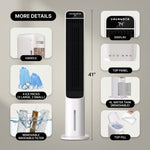3-in-1 Evaporative Air Cooler Tower Fan with Remote Control - 4