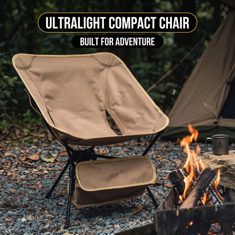 Ultralight Folding Camping Chair – Portable Outdoor High-Back Seat - 4