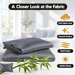 100% Viscose from Bamboo Pillowcases with Zipper, Set of 2 - 4