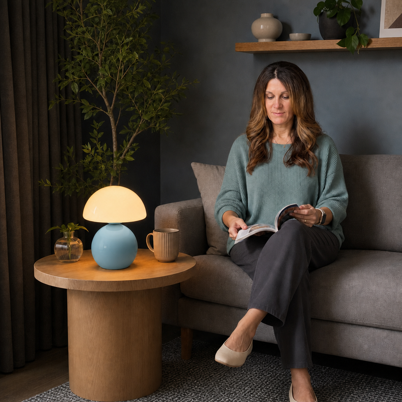 MUSHROOM LAMP – CORDLESS, RECHARGEABLE & TOUCH-DIMMABLE - 4