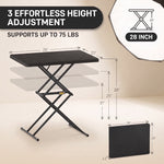 Foldable Table & Step Stool – Heavy-Duty, Portable, Adjustable Height, Indoor/Outdoor Use - 4